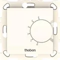 Produktbild: Theben RAMSES 741 S Raumthermostat elektronisch, Unterputz (UP), Temperaturregelung über Stellrad (7410300)