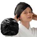Produktbild: Glov Haarkappe Haarschutz Duschhaube Satin 2-in-1 Vielseitig Weich Bequem für Haarpflege und Haartreatment Friseur Zubehör Haarstyling Schönheitsschutz Haarpflegeprodukte