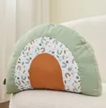 Produktbild: Alavya Home® Dekokissen Kinderkissen Regenbogen - D40 cm I Kuschelkissen Flauschig mit Füllung, Kinderkissen Zierkissen für Babyzimmer Kinderzimmer Deko - 40 x 30 cm