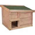 Produktbild: Relaxdays Igelhaus Tannenholz Hellbraun mit Boden 30 cm x 40 cm x 34 cm 3,5 kg