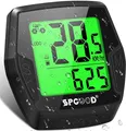 Produktbild: SPGOOD Fahrradcomputer Kabellos 21 Funktionen Fahrrad Tacho IP54 Wasserdicht