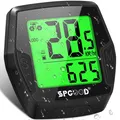 Produktbild: Fahrradcomputer Kabellos 21 Funktionen Wasserdicht Schwarz Tachometer IP54 400h