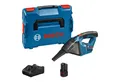 Produktbild: Bosch Professional Akku-Bodenstaubsauger »GAS 12V«, Inkl. 2x Akku 3,0Ah und Schnellladegerät GAL 12V-40, in L-BOXX