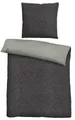 Produktbild: Biberna Bettwäsche Biberna Melange- Flanell Bettwäsche 'Uni' 135 x 200 cm