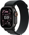 Produktbild: Apple Watch Ultra 3 Titanium Cellular 49mm Schwarz (Alpine Loop schwarz) Small (MF0Q4QF/A)