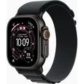 Produktbild: Apple Watch Ultra 3 2025 Titanium Cellular 49mm Schwarz (Alpine Loop schwarz) Small