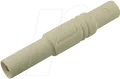 Produktbild: LAS S G WS - Sicherheitsstecker, 1000 V-CAT III, weiß