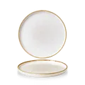 Produktbild: Churchill STONECAST Cheffs Walled Plate Barley White Platte Porzellan 21 cm weiß
