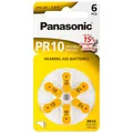 Produktbild: Panasonic PR10 Hörgerätebatterien PR-10/6LB, Hörgerätezellen Zink Air 6er Rad