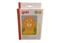Produktbild: Goki Fädelspiel | Papagei Löwe Zebra | Holzplatten mit Schnüre Tiere 9 Teile NEU