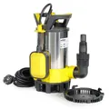 Produktbild: Wiltec 3in1 Flachsaugpumpe 550W Schmutzwasserpumpe 12500/h Tauchpumpe Schwimmer