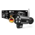 Produktbild: INSTAR IN-9408 2K+ schwarz - LAN/WLAN Überwachungskamera mit künstlicher Intelligenz - wetterfeste Außenkamera - 2,4Ghz und 5Ghz WLAN - WPA3 - HomeKit - PIR - Weitwinkel - RTSP