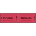 Produktbild: Sigel© Gutscheinmarken-Rollen, ¯Wertmarke®, rot, fortlaufend nummeriert, 60x30 mm, 500 Stck, 500 Stck