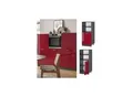 Produktbild: Vicco Backofenumbauschrank Küchenschrank Küchenzeile R-Line 60 cm Anthrazit Bordeaux kleine Tür