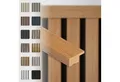 Produktbild: Hexim Wanddekoobjekt APA09 (Abschlussleiste 275x2,7cm passend für unsere Akustikpaneele - flexible Lamellenwand Holz MDF Wandpanelee Lamellenverkleidung Wandverkleidung (1 Abschlussleiste Teak - APA09)