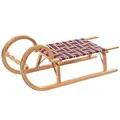 Produktbild: Ress Gebirgsrodel Hörnerschlitten Gurtsitz Holzschlitten Schlitten Rodel Holz