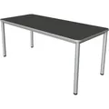 Produktbild: Kerkmann Schreibtisch Prime 11040713, 180 x 75 x 80cm (BxHxT), anthrazit / silber