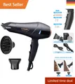 Produktbild: 2300W Profi Haartrockner mit Ionen-Technologie & Diffusor für salonweiches Haar