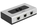 Produktbild: Delock Switch 2-port RJ45 Gigabit manuell bidirektional