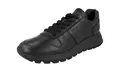 Produktbild: Prada Herren Schwarz Leder Sneaker 4E3581 44 EU/UK 10