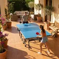 Produktbild: Dione Tischtennistisch S500o - 6mm top - Outdoor Klapp - Rollbar Tischtennisplatte für draußen - Wetterfeste TT-Tisch 60kg - 10 Minuten Installation