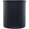 Produktbild: Airscape verzinkter Aromabehälter groß Kaffeedose Aufbewahrungdose Schwarz Matt