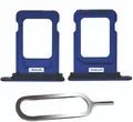 Produktbild: iPHONE 12 SIM KARTEN HALTER TRAY ADAPTER FACH STECKER SLOT CARD NADEL BLAU