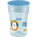 Produktbild: NUK Magic Cup Löwe mit Trinkrand & Deckel 230 ml Trinkbecher blau ab 8 Monaten