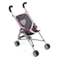 Produktbild: Puppenbuggy Roma Puppenwagen Mini-Buggy 50 x 29 x 57 cm Melange Grau-navy