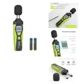 Produktbild: Tadeto Schallpegelmesser 30-130dB Digital mit LCD-Display A C Gewicht Farbe