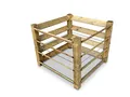 Produktbild: GartenDepot24 ECO Komposter Brettkomposter aus Holz 100x100x80 cm - ca. 650 L