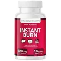 Produktbild: Saint Nutrition® Instant Burn – Appеtitzügler – hochdosiert - Glucomannan, Cholin, Vitamin B1 + B6 – Unterstützung für Abnеhmen - schne...