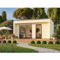 Produktbild: Palmako Holz-Gartenhaus Johanna Flachdach Unbehandelt 562 cm x 448 cm 19,4 m²