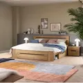 Produktbild: Schlafzimmer CANU 3-teilig Grau, Eiche Artisan