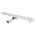 Produktbild: MCW Duschrinne D94c Bodenablauf Abflussrinne Duschablauf Edelstahl Siphon 50-120cm 110cm