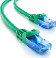 Produktbild: deleyCON 7,5m CAT.6 Ethernet Gigabit Lan Netzwerkkabel RJ45 CAT6 Kabel Patchkabel Kompatibel zu CAT.5 CAT.5e CAT.6a Cat.7 - Grün