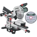 Produktbild: Metabo KGS 254 M Set Kapp- und Gehrungssäge grün/silber 1450 Watt Zugfunktion
