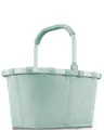 Produktbild: Einkaufskorb Reisekorb Strandkorb Cord Mint 22l faltbar Neu