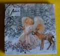 Produktbild: 20 Servietten Winter Angel Engel Rehe Vögel 1 Packung OVP WALD Weihnachten ambi