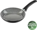 Produktbild: BALLARINI Bratpfanne Bologna 1030873 | 20 cm | Aluminium Keramik-Antihaft | Induktion | PFAS-frei | Schwarz/Grau