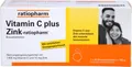 Produktbild: Vitamin C plus Zink-ratiopharm Brausetabletten, 40 St. Tabletten