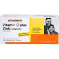 Produktbild: Vitamin C plus Zink-ratiopharm Brausetabletten, 40 St. Tabletten