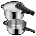 Produktbild: WMF Schnellkochtopf-Set PERFECT ONE POT 22 cm, 4,5 Liter + 3,0 Liter
