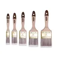 Produktbild: Flachpinsel-Set 5-teilig 1 Stück – 25 35 50 60 75 mm Breite Malerpinsel Set m...