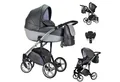 Produktbild: BabyMerc Kombi-Kinderwagen Vip Lux 5 in 1 inkl. Sportsitz, Autositz und Iso Base in 21 Farben
