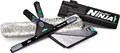 Produktbild: UNGER ErgoTec Ninja Fensterreinigungs-Komplett-Set 6in1 (Einwascher 35 cm, Fensterwischer 35 cm, Mikrofasertuch, Glasschaber, Holster, Bucket on a Belt, Fensterreinigung/Glasreinigung) AKN14