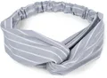 Produktbild: styleBREAKER Haarband, 1-tlg., Haarband mit Streifen Muster und Twist Knoten