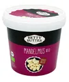 Produktbild: Bio Premium Mandelmus weiß, Rohkost-Qualität, 1 kg Eimer, natürliches Nussmus ohne Zucker, Mandelmus ohne Zucker, Mandelpüree, Mandelbutter, ohne Zusatzstoffe, kein Palmöl