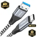 Produktbild: Datenkabel USB A auf USB C 1,8m 10Gbps USB 3.2 Gen 2 Schnellladekabel