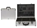 Produktbild: WERKZEUGKOFFER ABSCHLIEßBAR ALUMINIUM ALU KOFFER 46 x 34 x 16 cm MIT TRAGERIEMEN